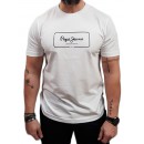 Pepe Jeans - PM5010365-800 - Gilbert Tee - White - Μπλούζα μακό