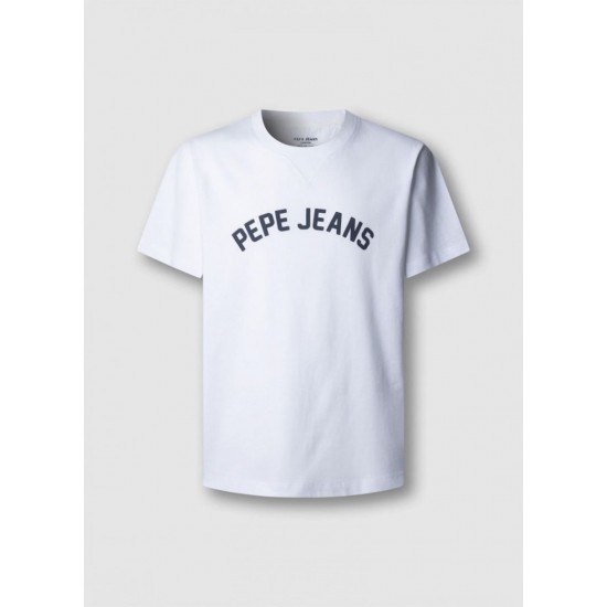 PEPE JEANS M GIO TEE - PM5010295-800-ΛΕΥΚΟ