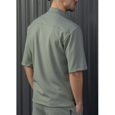 HENRY CLOTHING 9-146-SHIRT -KHAKI