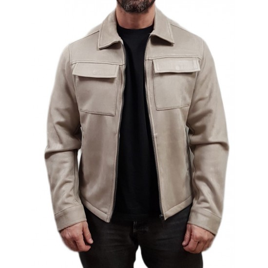 Smart - 55-201-001 - Sacket Suede Bomber - Beige - Μπουφάν Δερματίνη