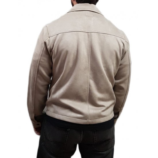 Smart - 55-201-001 - Sacket Suede Bomber - Beige - Μπουφάν Δερματίνη