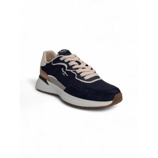 Pepe Jeans Ανδρικά Sneakers Bampton Club PMS600022-595  Navy Μπλε