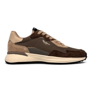 Pepe Jeans – Bampton City M – Ανδρικό Sneaker Καφέ Πούρο (PMS600038-898)