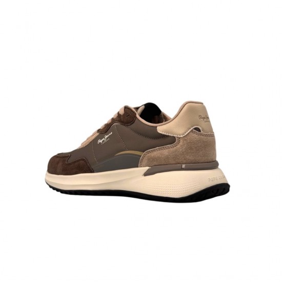 Pepe Jeans – Bampton City M – Ανδρικό Sneaker Καφέ Πούρο (PMS600038-898)