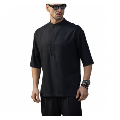 HENRY ΑΝΔΡΙΚΑ ΠΟΥΚΑΜΙΣΑ (BLACK) Κωδικός: 9-140