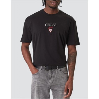 Guess Ανδρική Μπλούζα M6RI45K8HM0-JBLK ΜΑΥΡΗ