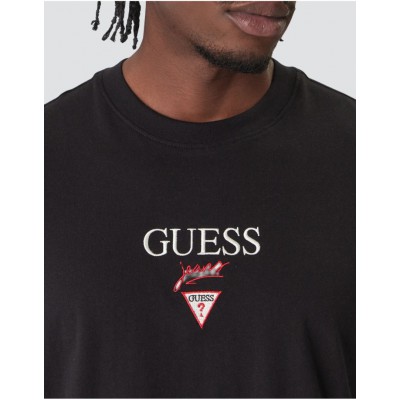 Guess Ανδρική Μπλούζα M6RI45K8HM0-JBLK ΜΑΥΡΗ