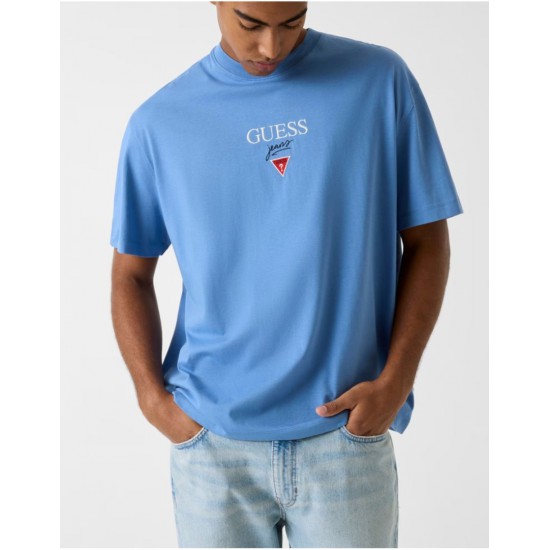 Guess Ανδρική Μπλούζα M6RI45K8HM0-BLN ΣΙΕΛ