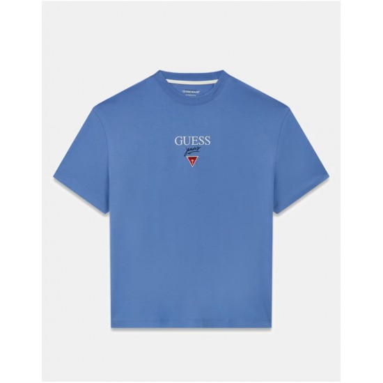 Guess Ανδρική Μπλούζα M6RI45K8HM0-BLN ΣΙΕΛ